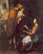 MURILLO, Bartolome Esteban The Holy Family g oil